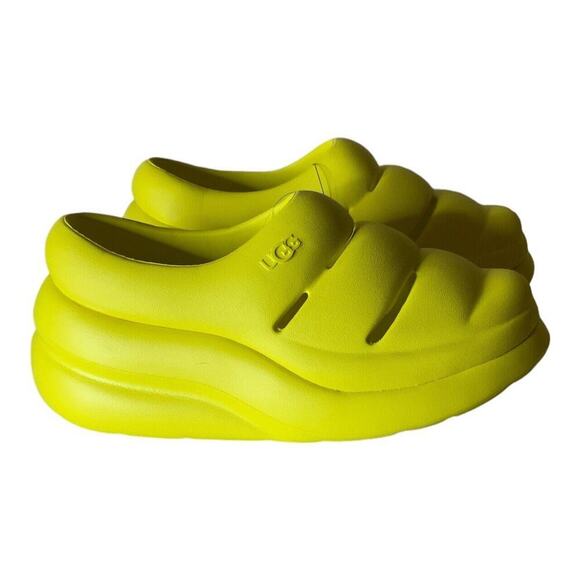 UGG Sandals Sport Yeah Clog Slip On Sliders Women's Shoes Size 8 Yellow Shoes - Picture 6 of 12